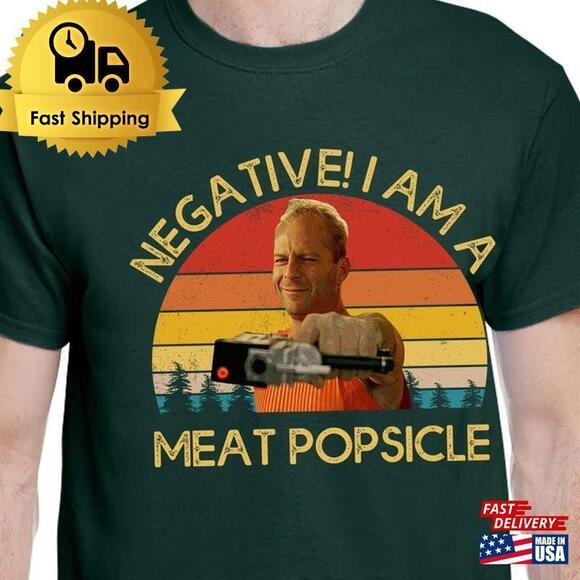 The Fifth Element 90S Film Tee Negative Meat Popsicle Quote tshirt - Picture 1 of 4